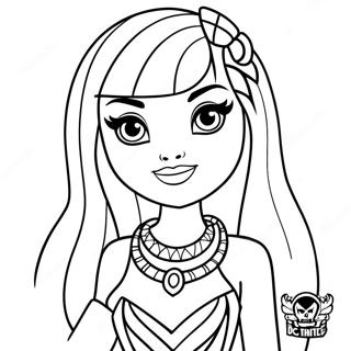 Monster High Cleo Pages À Colorier