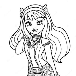 Page A Colorier Cleo De Nile De Monster High 51644-43002