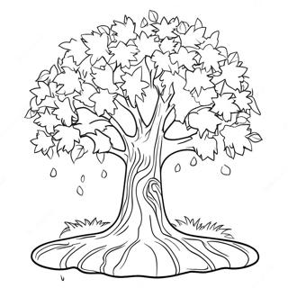 L'arbre Donneur Pages À Colorier