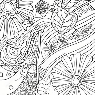 Page A Colorier Du Drapeau Norvegien Vibrant 51745-43082