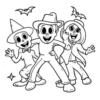 Page A Colorier De La Fete Dansante Dhalloween 51754-43090