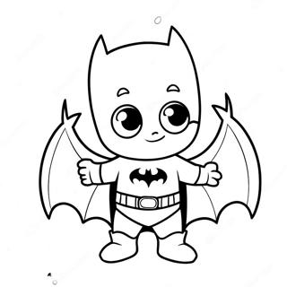 Page A Colorier Du Mignon Bebe Batman En Couche 51795-43139