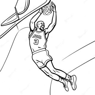 Page A Colorier De Kareem Abdul Jabbar Dunkant Au Basket 51805-43129