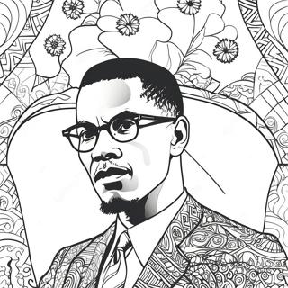 Page A Colorier De Malcolm X 51894-43202