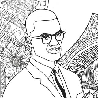 Page A Colorier De Malcolm X 51894-43203