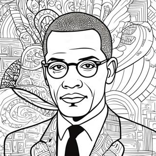 Page A Colorier De Malcolm X 51894-43204