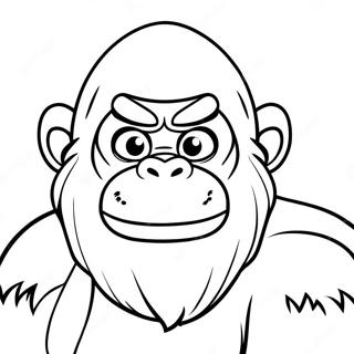 Kong Grincheux Pages À Colorier