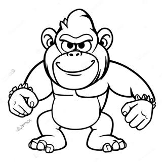 Page A Colorier De Cranky Kong 51904-43211