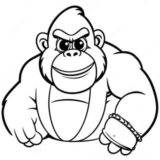 Page A Colorier De Cranky Kong 51904-43212