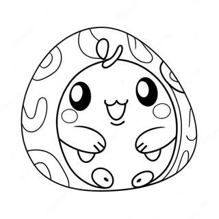 Squishmallow Pâques Pages À Colorier