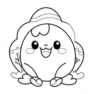 Page A Colorier De Loeuf De Paques Squishmallow Mignon 51915-43222