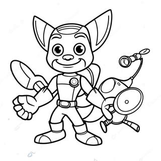 Page A Colorier De Ratchet Et Clank 51924-43220