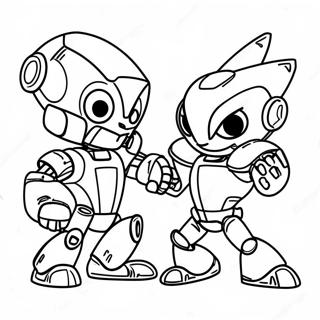 Page A Colorier De Ratchet Combattant Des Robots Malefiques 51925-43231