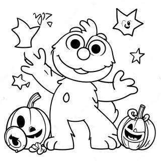 Page A Colorier Delmo Pour Halloween 51955-43251