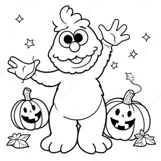 Page A Colorier Delmo Pour Halloween 51955-43252