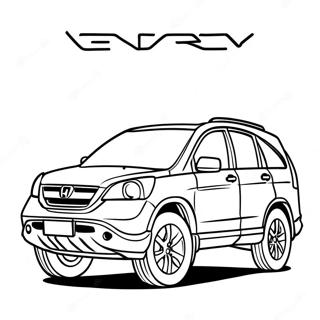 Page A Colorier De Honda Crv 51975-43266