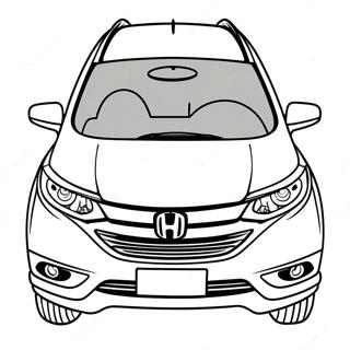 Page A Colorier De Honda Crv 51975-43268