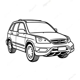 Page A Colorier Honda Crv Sportif 51976-43258