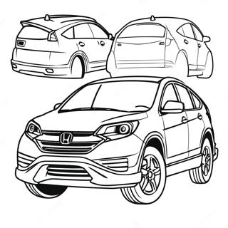 Page A Colorier Honda Crv Sportif 51976-43260