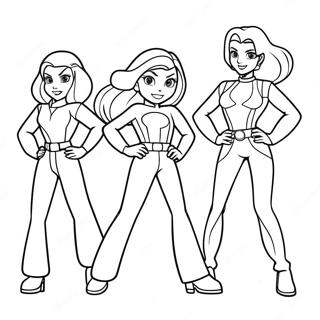 Page A Colorier Totally Spies 51995-43274