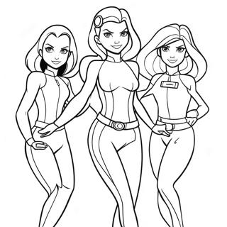 Page A Colorier Totally Spies 51995-43275