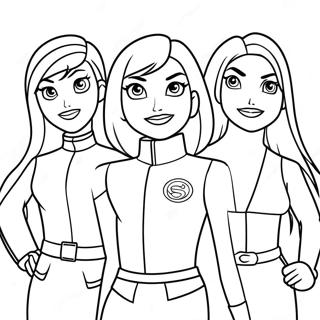 Page A Colorier Totally Spies 51995-43276