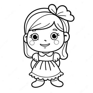 Page A Colorier De Petite Mademoiselle 52025-43306