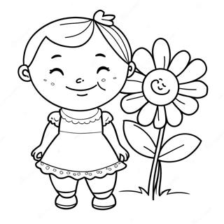 Page A Colorier De Petite Mademoiselle Sunshine 52026-43303