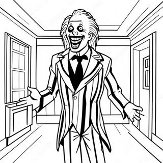 Page A Colorier De Beetlejuice Dans La Maison Hantee 5203-4174