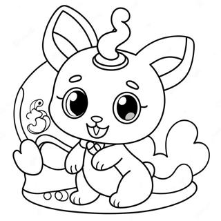 Page A Colorier Jewelpet 52085-43343