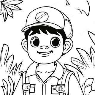 Page A Colorier Diego Dans Laventure Jungle 52096-43353