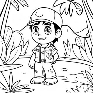 Page A Colorier Diego Dans Laventure Jungle 52096-43354