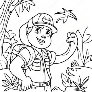 Page A Colorier Diego Dans Laventure Jungle 52096-43355