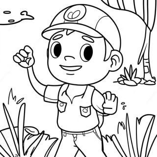 Page A Colorier Diego Dans Laventure Jungle 52096-43356