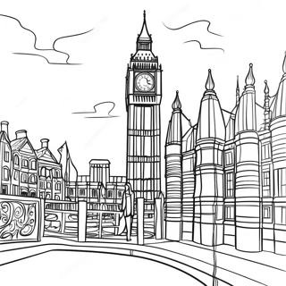 Big Ben Pages À Colorier