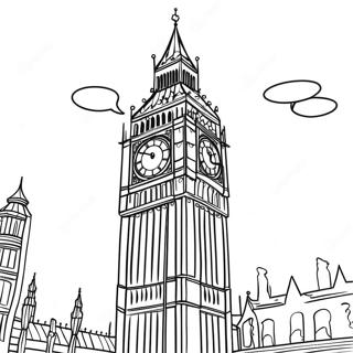 Page A Colorier Big Ben 52145-43394