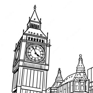 Page A Colorier Big Ben 52145-43395