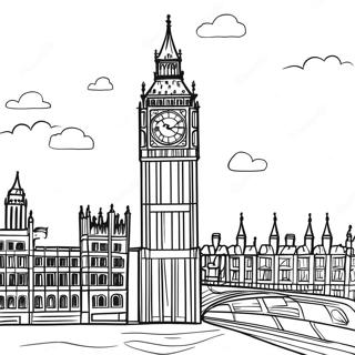 Page A Colorier Big Ben 52145-43396