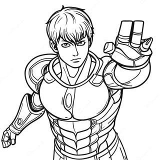 Page A Colorier Genos En Action 52166-43418