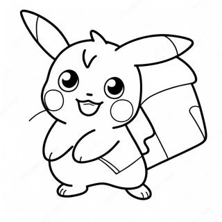 Fille Pikachu Pages À Colorier