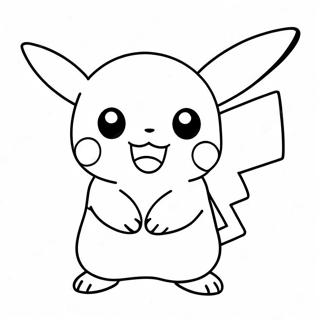 Page A Colorier Fille Pikachu 52185-43427