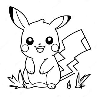 Page A Colorier Fille Pikachu 52185-43428