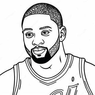 Dwyane Wade Pages À Colorier