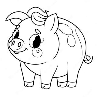 Page A Colorier Personnage Piggy Kraxicorde 52387-43578