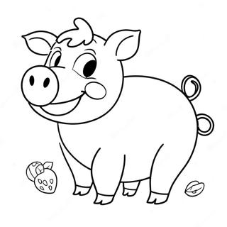 Page A Colorier Personnage Piggy Kraxicorde 52387-43579