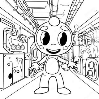 Page A Colorier Bendy Dans Une Usine Effrayante 52427-43610