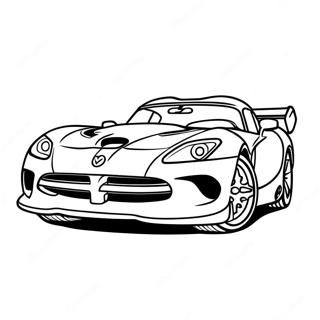 Page A Colorier De Voiture De Sport Dodge Viper 52446-43626