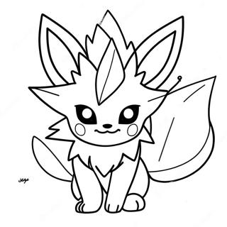 Page A Colorier De Jolteon 52496-43664