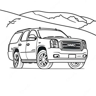 Gmc Yukon Pages À Colorier