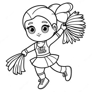 Page A Colorier Cheerleader Lol 52566-43718